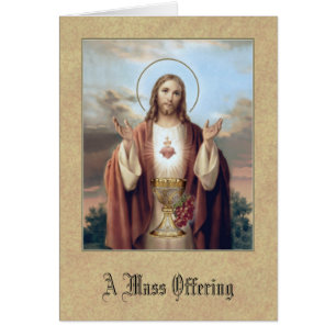 Sakral hjärta av den Jesus katoliken samlas det Hälsningskort