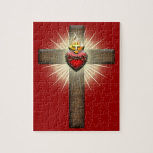 Sakral hjärta av den Jesus kor Pussel