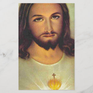 Sakral hjärta av Jesus Brevpapper