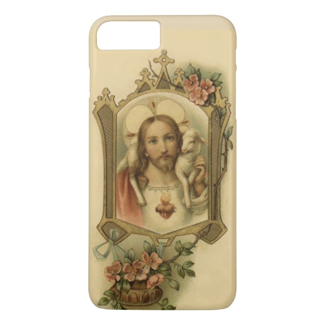 Sakral hjärta av Jesus den traditionella katoliken Case-Mate iPhone Skal (Baksida)