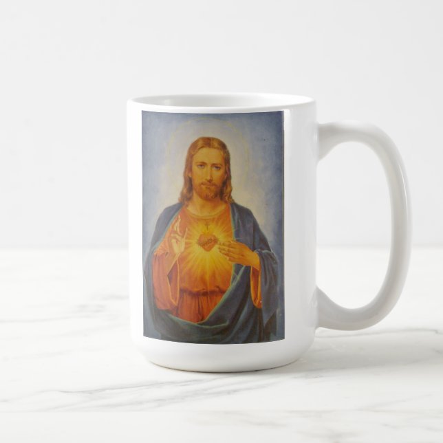 Sakral hjärta av Jesus Kaffemugg (Höger)