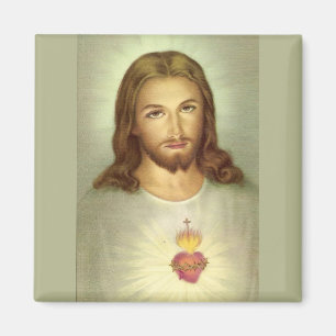 Sakral hjärta av Jesus Magnet