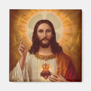 Sakral hjärta av Jesus Magnet