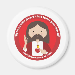 Sakral hjärta av Jesus Magnet