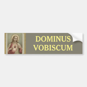 Sakral hjärta för DOMINUS VOBISCUM av Jesus Bildekal