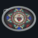 Sakral hjärta (målat glass) spänner fast<br><div class="desc">Sakral hjärta av Jesus (målat glass) från klosterkapell på historiska Sts Mary katolsk kyrka i Lancaster,  PA</div>