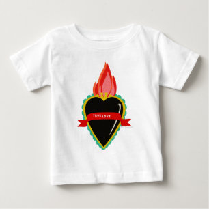 Sakral hjärta med den äkta kärlek t shirt