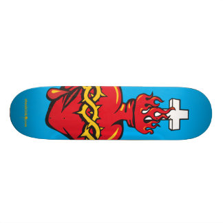 Sakral hjärta skateboard bräda 21,5 cm