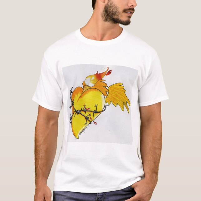 Sakral hjärta tee shirt (Framsida)
