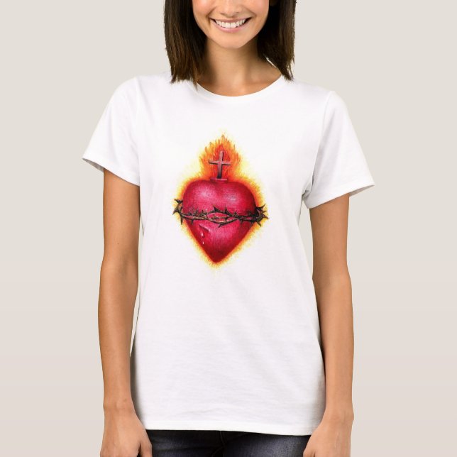 Sakral hjärta tee shirt (Framsida)