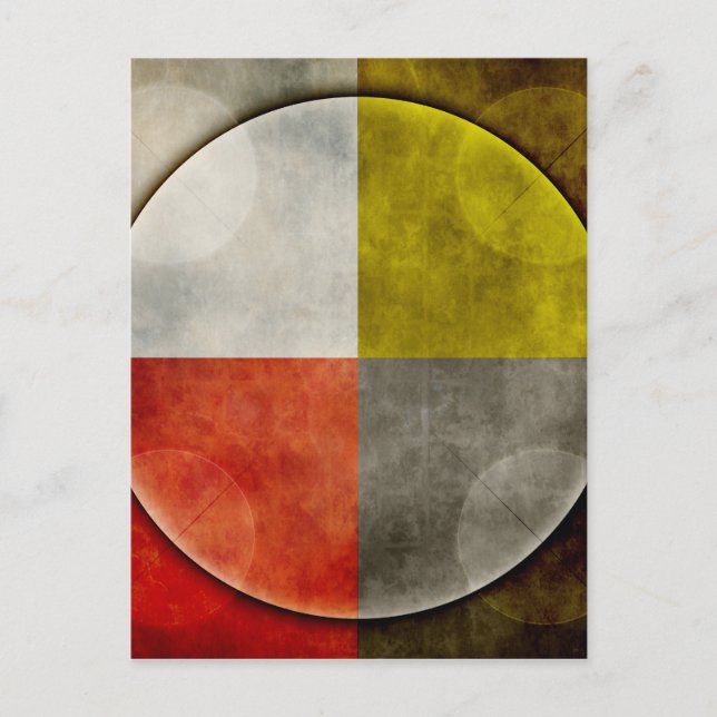 Sakral ring för indian vykort (Framsida)