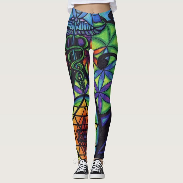 Sakral symbolism leggings (Framsida)