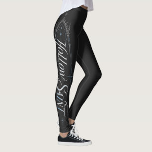 Sakral Void Celestial Kalligrafi Grafik Leggings
