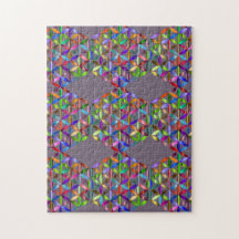 Sakralt geometripussel 11" x 14" (252 lappar),