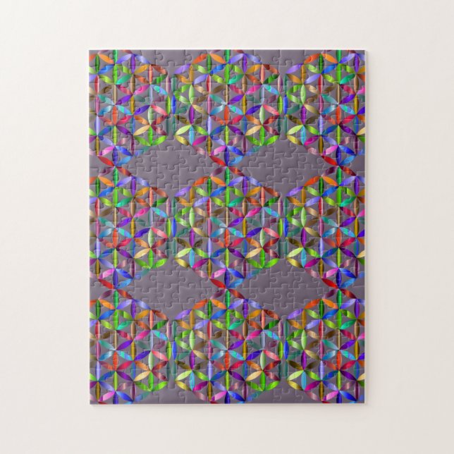 Sakralt geometripussel 11" x 14" (252 lappar), pussel (Vertikal)