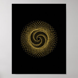 Sakralt geometrisymbol poster