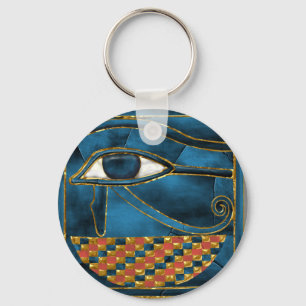 Sakralt Wedjat öga av Horus Nyckelring
