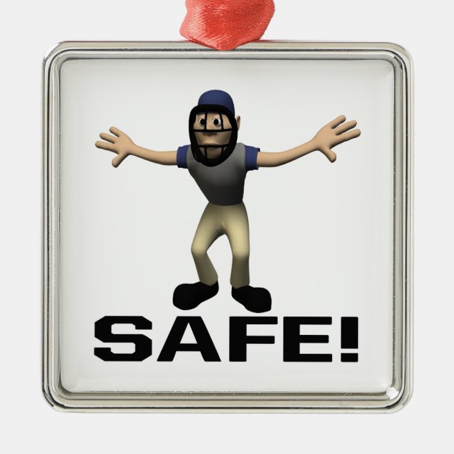 Säkrare Julgransprydnad Metall (Framsidan)