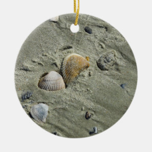Säkrare och sand julgransprydnad keramik