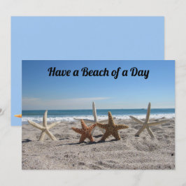 Säkrare på Beach - Florida Life - Flat Card