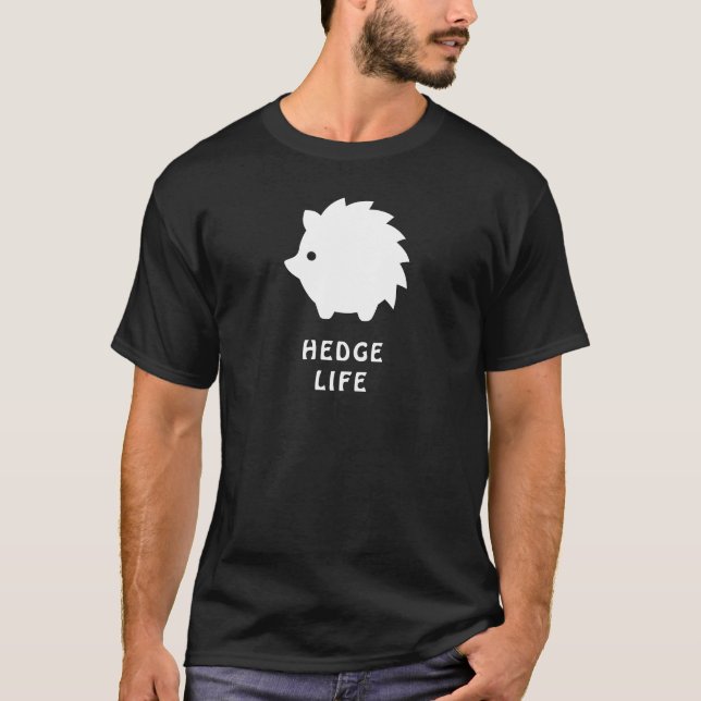 Säkringsliv - Woodland Hedgehog Design T Shirt (Framsida)