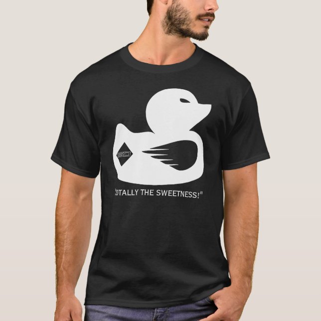 Säkringsstudentmissioner Superduck med QR drar T-shirt (Framsida)
