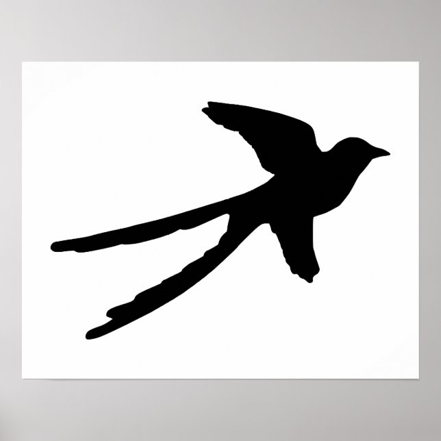 Saksnäppsflygcatcher Poster (Framsidan)