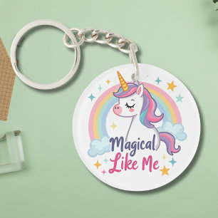 Sakt unicorn med regnbåge