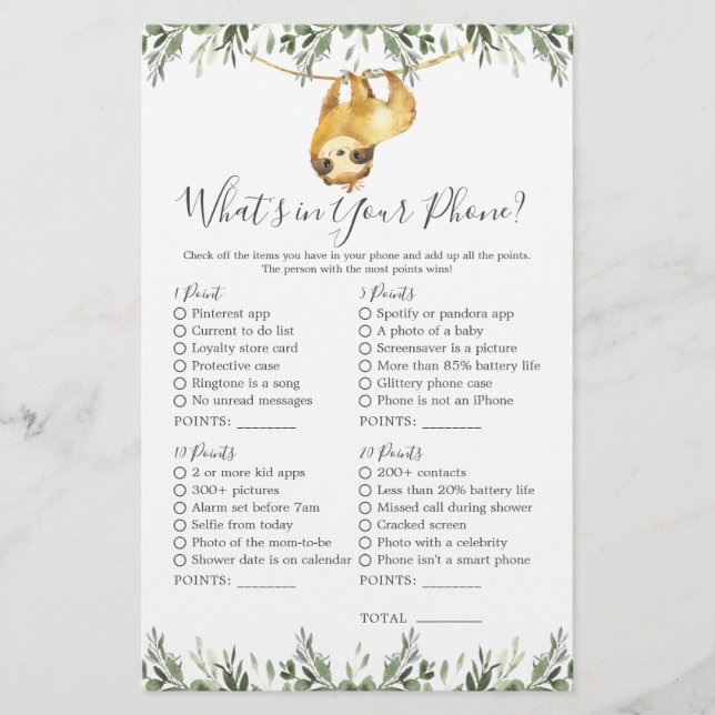 Sakta djur - babyskor - vad finns i din Mobila (Framsida)