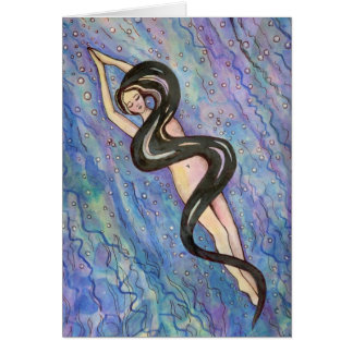 Sakta dyken hälsningskort