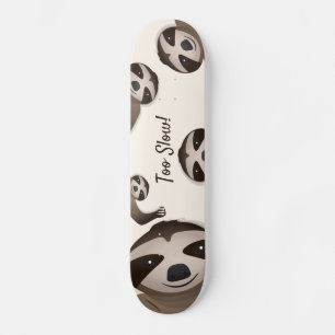 Sakta för långsamt Skateboard för identifiering