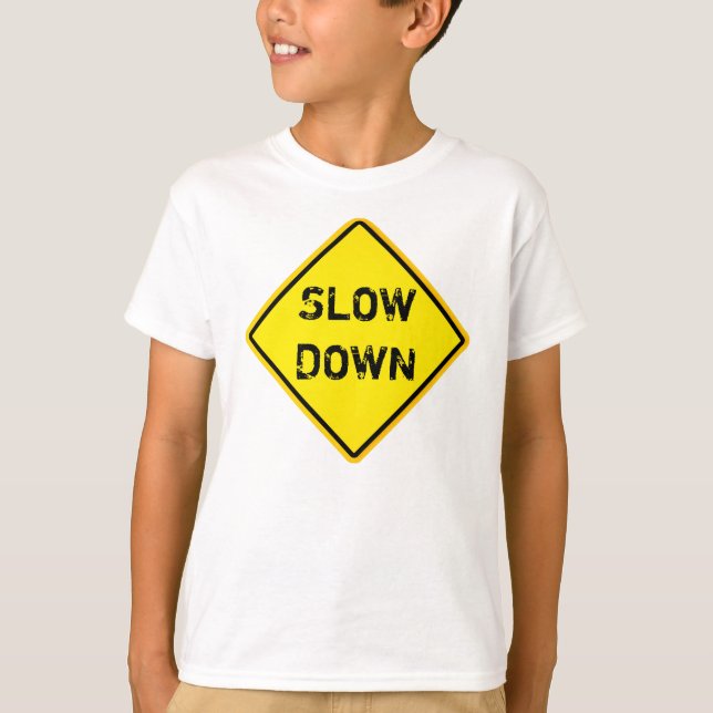sakta ned t-shirt (Framsida)