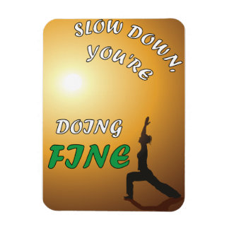 Sakta ner Bran Motivational Yoga Magnet
