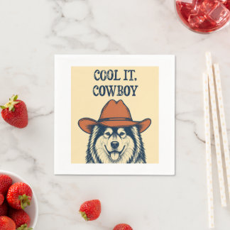 "Sakta ner, Cowboy" Pappersservett