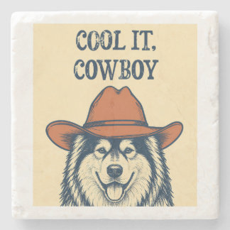 "Sakta ner, Cowboy" Stenunderlägg