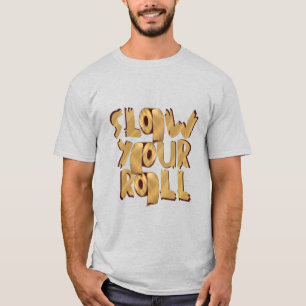 Sakta Ner Din Rulle Guld Toalettpapper Meme Design T Shirt