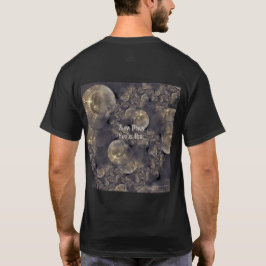 Sakta ner Du är här människans TShirt T Shirt
