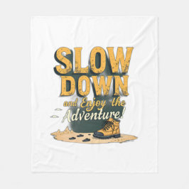 Sakta ner och njut av Äventyr! - MYSIGA ULL B Fleecefilt