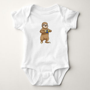 Sakta som handbollsspelare med handboll t shirt