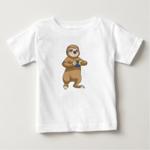 Sakta som handbollsspelare med handboll t shirt