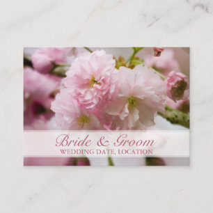 Sakura ・ Affärskortet på Bröllop webbplats Tilläggskort