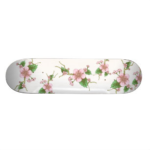 Sakura blommar old school skateboard bräda 21,6 cm