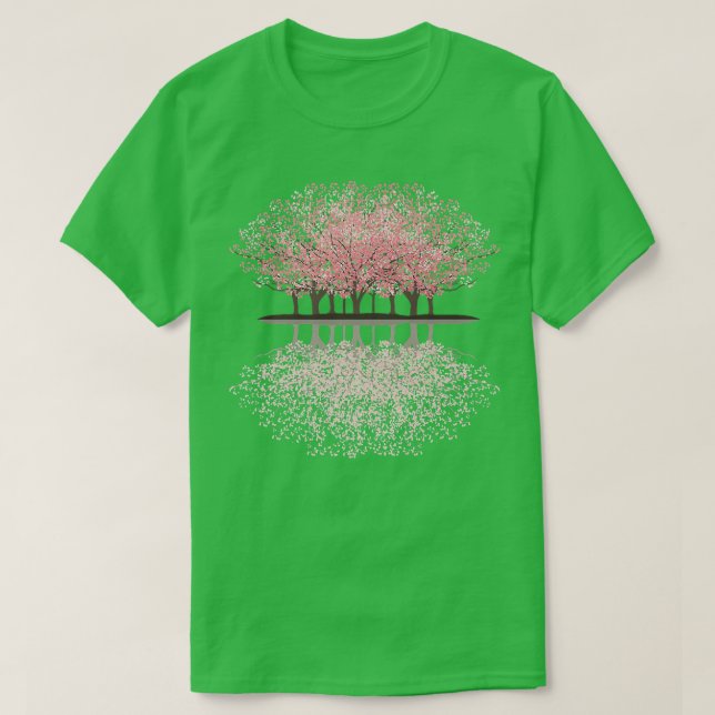 Sakura Blommars Flower Forest T Shirt (Design framsida)