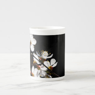 Sakura blommor benporslin mugg