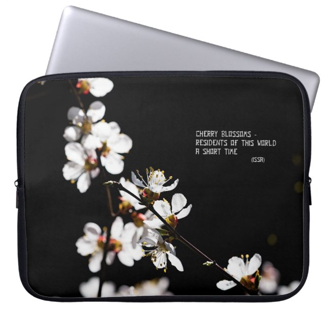 Sakura blommor laptop fodral (Framsidan)