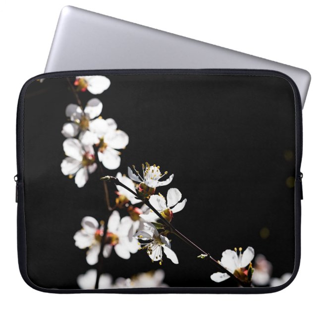 Sakura blommor laptop fodral (Framsidan)