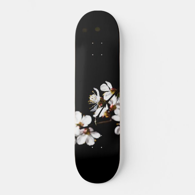 Sakura blommor old school skateboard bräda 18 cm (Framsida)