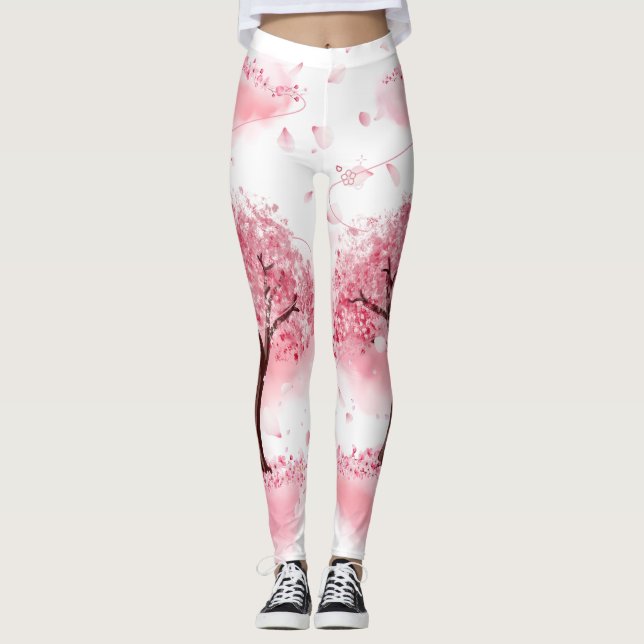 Sakura Breeze Elegance Leggings (Framsida)