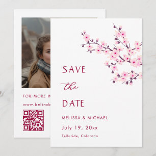 Sakura Bröllop Spara Datum Datumet