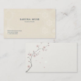 Sakura Business Card – Minimal Japanese Premium  Visitkort